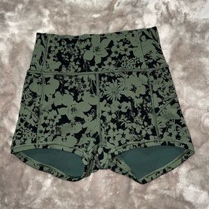 Lululemon High Waisted Compression Shorts